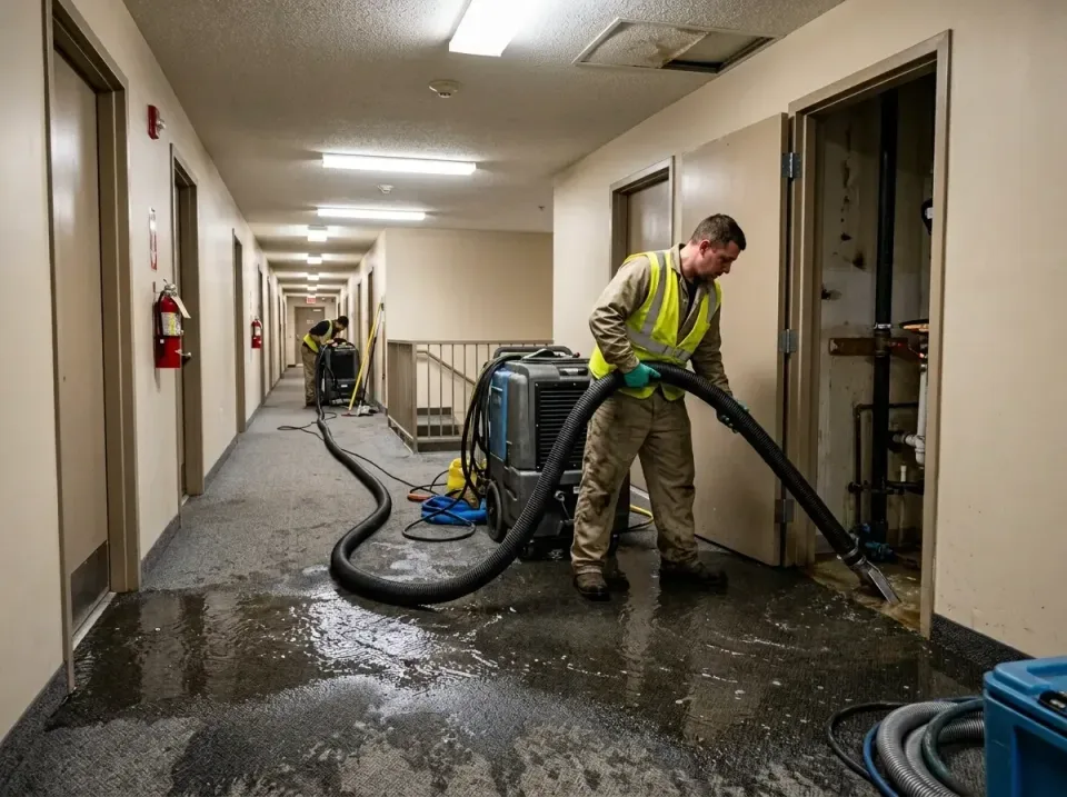 multi-unit-apartment-hallway-f-005 — frequently asked questions, Emergency Burst Pipe Water Extraction & Removal in Newmanst…